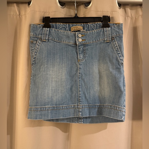 maternity jeans Dresses & Skirts - Maternity Jeans  Light Blue Denim Mini Skirt